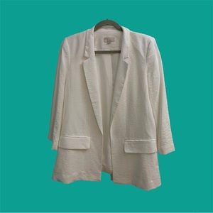 Loft White Blazer Size 6